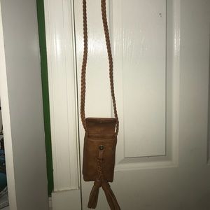 Leather cross body Phone Case / Carrier